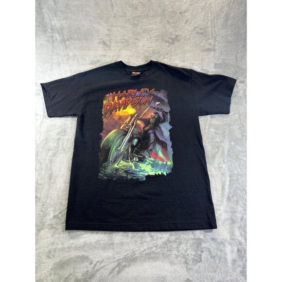 Harley Davidson Shirt Medium black t-shirt Bakersfield CA - Picture 6 of 9